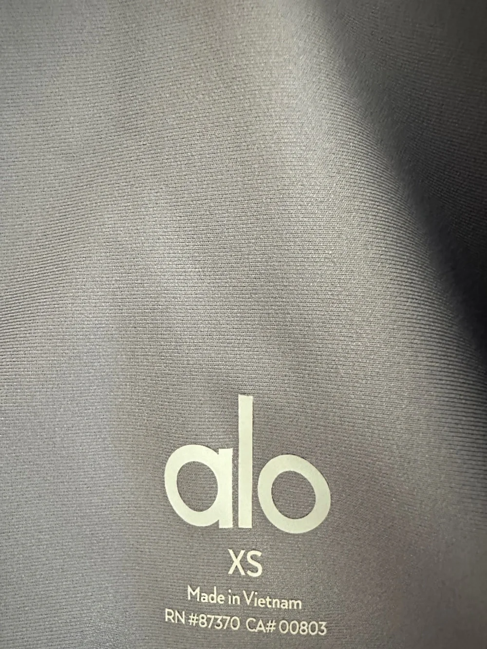 Alo Yoga 7/8 High Waist Airlift Leggings Gray XS Compression Workout Yoga